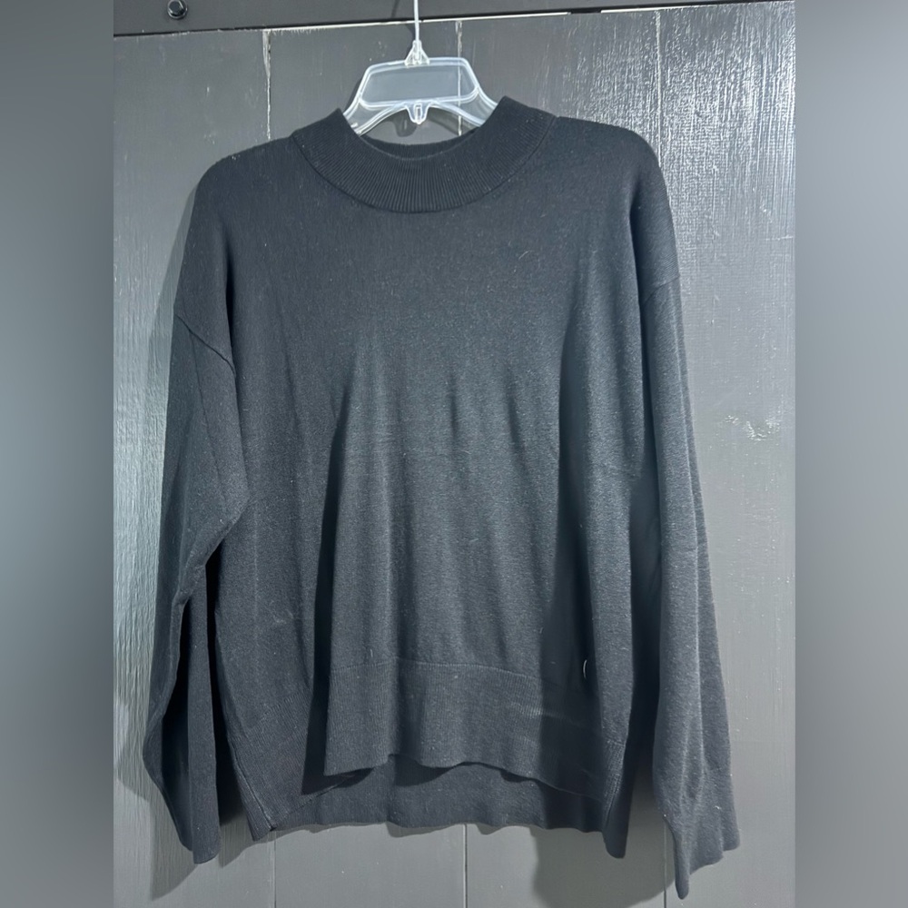 Black lightweight sweater